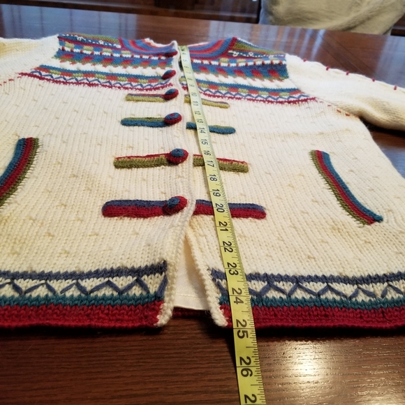 Icelandic Design Alpaca, Mohair, Wool Cardigan M - Picture 2 of 13